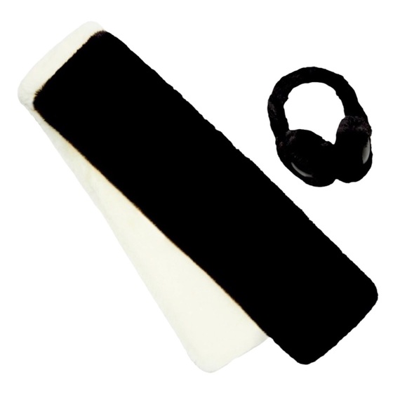 NEW Apparis Layne Faux Fur Stole & Ear Muff Bundle Set ON TREND - Picture 8 of 12